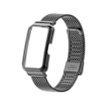 Miniatyrbilde 2 av 2: Pakke 360 Fleksibelt Stålnett Armbåndsdeksel for Huawei Strap 9 Svart