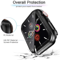 Miniatyrbild 5 av 5: Glas+ cover För Apple Watch Case 44 mm 40 mm Iwatch 42 mm 38 mm Skärmskydd + stötfångare Tillbehör för Applewatch Series 5 4 3 Se 6 lavender 40mm series 654 SE