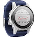 Pikkukuva 2 / 4: Vaihtohihna Fenix ​​5s Plus/fenix 6s Pro/fenix 7s/d2 Delta S -älykellolle (hopea solki-tummansininen) Dark Blue