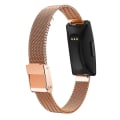 Miniatyrbild 5 av 5: För Fitbit Inspire / Inspire Hr / Ace 2 Double Insurance Buckle Milanese Watch Band Rose Gold