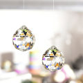 Miniatyrbillede 1 af 4: Klarglas Krystalkugle Prisme Pendant Suncatcher 40mm Pakke med 2