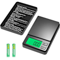 Miniatyrbillede 1 af 5: Digital lommeskala 500g x 0,01g bærbar præcision gram skala smykkeskala