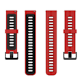 Miniatyrbild 2 av 5: Silikonarmband för Huawei Watch GT 3 42mm 2 Red Black