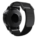 Miniatyrbillede 5 af 5: Til Garmin Fenix ​​6x / 5x 26mm krog-og-løkkebefæstelse nylonurrem Black