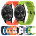 Miniatyrbilde 3 av 5: For Garmin Vivomove Sport 20 mm ensfarget myk silikonklokkerem Orange