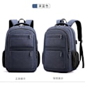 Miniatyrbillede 1 af 4: Stor computerbag med USB-opladning 21 tommer blå