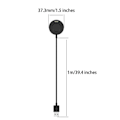 Miniatyrbilde 1 av 5: Lader for Garmin Fenix 6 Fenix 6S Fenix 5 Lader Dock Data Sync Laderkabel