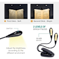 Pikkukuva 5 / 5: Led-lukulamppu, kirjanpidinlamppu, USB-ladattava