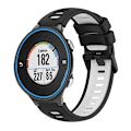 Miniatyrbillede 1 af 5: Til Garmin Forerunner 620 To-farvet silikone urrem Black-White