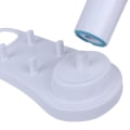 Miniatyrbilde 2 av 2: Lovende tannbørsteholder Holder elektrisk tannbørsteholder kompatibel med Oral B lader for 4 børstehoder,irisfr