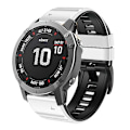 Pikkukuva 1 / 5: Garmin Fenix ​​7/7x/6/6x/5/5x 22 mm, kaksivärinen watch White Black