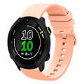 Miniatyrbillede 1 af 5: Til Garmin Forerunner 158 20mm ensfarvet blød silikone urrem Pink