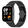 Miniatyrbilde 3 av 5: Metallrem for Xiaomi Redmi Watch 3 / Mi Watch Lite 3 h Black