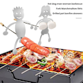 Pikkukuva 3 / 5: Kannettava hot dog -paahtoteline BBQ Grillattu makkara Metallityökalu Grilli makkarapidike Uunin paahtimen teline ulkoretkeilyyn C
