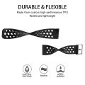 Miniatyrbilde 2 av 2: For Fitbit Versa pustende klokkerem Gray