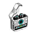 Miniatyrbild 1 av 5: Sann trådlösa Bluetooth-hörlurar GQ11 Cyberpunk TWS