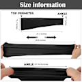 Miniatyrbilde 3 av 5: Kompresjonsleggsleeves, lange kneesleeves med UV-beskyttelse for menn og kvinner 6PCS