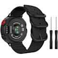 Miniatyrbilde 1 av 4: Tykk lerret nylonrem for Garmin Fenix 5/fenix 6 (22mm svart)