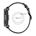 Miniatyrbilde 4 av 5: For Xiaomi Redmi Watch 2 Lite - Utbyttbar rem i äkta läder - Justerbart klockarmband Dark purple Style A