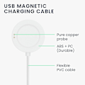 Miniatyrbillede 4 af 5: Oplader til Xiaomi Watch S2 bæretaske (42 mm/46 mm) (hvid)
