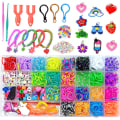 Pikkukuva 3 / 5: Värikkäät loom bands Set kuminauhat rannekorujen tekopakkaukseen tee itse tytöille lahja