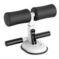 Miniatyrbild 2 av 5: Golvsit-up-bar, justerbar självsugande sit-up-hjälp, svart+vit