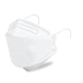 Miniatyrbillede 1 af 4: 50 stk./100 stk. Kf94 maske beskyttende ansigtsmasker til børn White 100pcs
