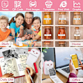 Miniatyrbild 4 av 5: Mini Bärbar Skrivare, Trådlös Bluetooth Termisk Fickskrivare för iOS och Android Rosa