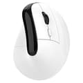 Trådlös Vertica-mus, 2,4G/Bluetooth Dual Mode Ergonomisk Vertica-mus (vit)