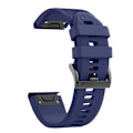 Miniatyrbillede 1 af 4: 22mm silikone rem til Garmin Fenix 7 Midnight Blue