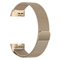 Miniatyrbillede 4 af 5: Magneturbånd i rustfrit stål til Fitbit Charge 4small Størrelse: 190x18mm Champagne Gold