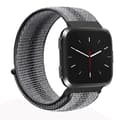 For Fitbit Versa 1 / 2 universal klokkerem i nylon Black Stripe