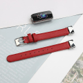 Miniatyrbilde 5 av 5: For Fitbit Luxe Leather Watch Band Red