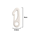 Miniatyrbild 2 av 5: 4 st flaggstångsklämma krok Nylon flaggstångsfäste - fäster flaggor på flaggstång med snören