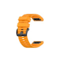Miniatyrbilde 1 av 4: Rem for Garmin Fenix 6X Pro 26 mm gul silikon klokkestropp