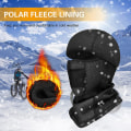 Miniatyrbild 3 av 3: Kallt väder Balaclava-mask Vindtät thermal vinterhalsvärmare halsduk för cykling Motorcykling Löpning Skidåkning Snowboardåkning
