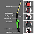 Miniatyrbilde 2 av 3: Oppladbar LED arbeidslampe med magnet og USB, sammenleggbar 360 graders rotasjon, oppladbar LED inspeksjonslampe, inspeksjonslampe for hjem, verksted, utendørs