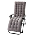 Miniatyrbilde 5 av 5: Hage Solseng Pute Utskifting Recliner Stol Seteputer Reclining Stol Mat Red 155x48x8cm