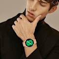 Miniatyrbillede 5 af 5: Til Huawei Watch 2/Watch GT 2 42mm/Watch GT 3 42mm Rustfrit Stålarmbånd Stilfuldt Håndled - Multicolor Style E