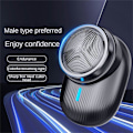 Miniatyrbilde 2 av 5: Mini elektrisk barbermaskin, våt og tørr bærbar elektrisk barbermaskin for menn, vanntett, USB hurtiglading, enkel rengjøring, lett barbermaskin for reisekontor