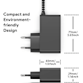 Miniatyrbillede 3 af 5: Strømadapter Oplader Dc 16,75v / Dc 24,35v Til Dc30 Dc31 Dc32 Dc34 Dc35 Dc43h Dc44 Dc56 Dc57 Håndholdt ledningsfri støvsuger AC Power