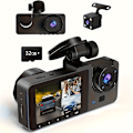 Pikkukuva 1 / 5: Autokamera 4K 1080P Full HD Auton Ajotallennin 3-Kanavainen Autokamera Infrapuna Yönäöllä