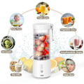 Miniatyrbilde 2 av 5: Bærbar Blender Liten Mini Juicer Oppladbar Student Elektrisk Juice Cup Rosa