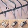 Pikkukuva 3 / 4: Alusvaatteet Organizer Set -taitettava Alusvaatteet Drawer Organizer White 11 grid
