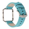 Miniatyrbillede 3 af 4: Til Fitbit Blaze Calf Leather Watch Band Sky Blue