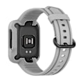 Pikkukuva 3 / 4: Xiaomi Redmi Watch/redmi Watch 2/mi Watch Lite/mi Watch Lite 2 älykellohihna pehmeä silikoni ranneke kellokuorella 1 Grey