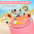 Miniatyrbillede 2 af 5: Bærbar blender til shakes og smoothies USB genopladelig 600ML sort
