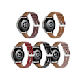 Miniatyrbilde 3 av 4: Rem for Garmin Vivomove Style Preget skinnrem i ekte lær, svart