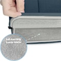 Miniatyrbillede 5 af 5: Laptop Taske 15\" Enkel Bærbar Canvas Taske Blå