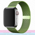 Miniatyrbild 1 av 5: Milanese Loop Strap För Apple Watch Ultra Band 44mm 40mm 45mm 41mm 49mm 42mm 38mm 44 Mm Correa Armband Iwatch Series 3 6 Se 7 8 Grass green 38mm 40mm 41mm